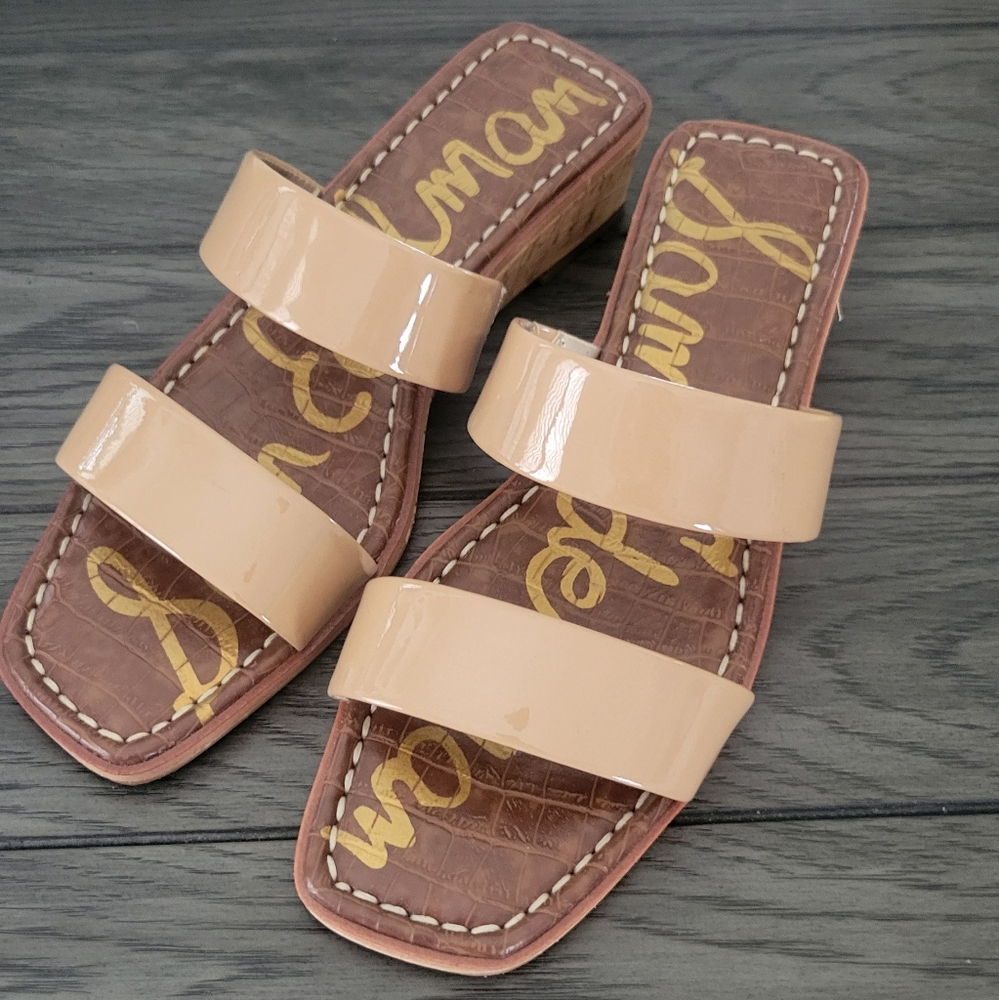 Sam Edelman Women's Slip On Wedge Nude 7.5